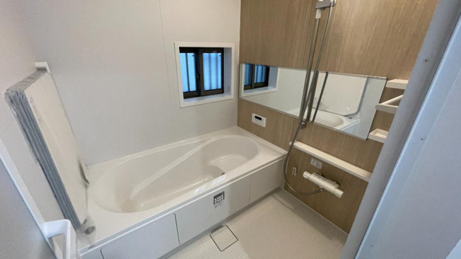 【内観：施工例】 | 八尾市長池町2丁目　【D号棟/全5棟】 | 【C号棟のバス画像。同仕様。】1坪タイプのシステムバス☆