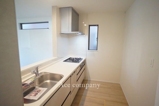 【キッチン】 | 八尾市長池町2丁目　【B号棟/全5棟】 | キッチンスペースに床下収納付きです♪