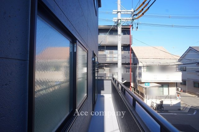 【バルコニー】 | 東大阪市大蓮北4丁目　【5号棟/全5棟】 | リビングに面した2階のバルコニー☆東向きです☆