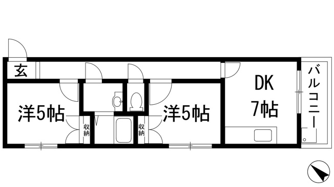 【間取り】 | メゾンド中山