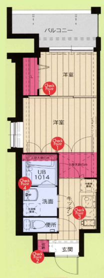 【間取り】 | ORIENT BLD NO.86クロスケゲートタワー