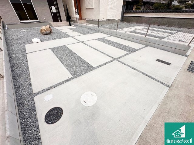 姫路市田寺　第5期　新築一戸建ての駐車場|駐車スペース！散水栓があるので、こまめに愛車を洗えます！
