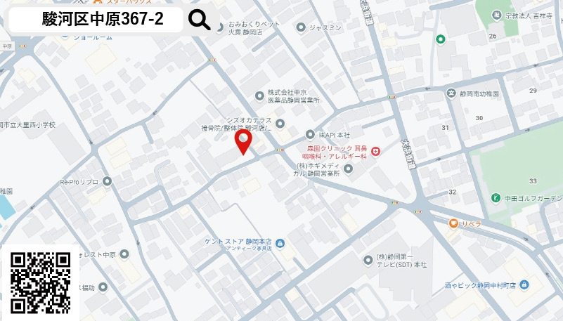 N-STAGE　静岡市駿河区中原　全２区画分譲地の地図