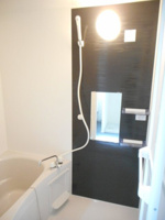 落ち着いた空間のお風呂です