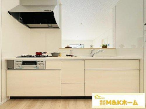 常滑市神明町1丁目　全3棟　2号棟のキッチン|リビングが見渡せるカウンターキッチン☆