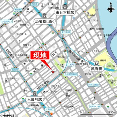 【地図】 | スフィア日本橋富沢町