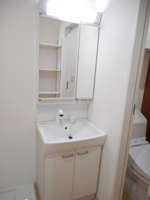 忙しい朝には欠かせない洗面所です