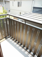 お洗濯にも便利なバルコニー付き