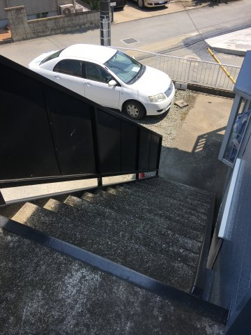 2Ｆ外階段