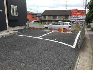 駐車場に車を止められます