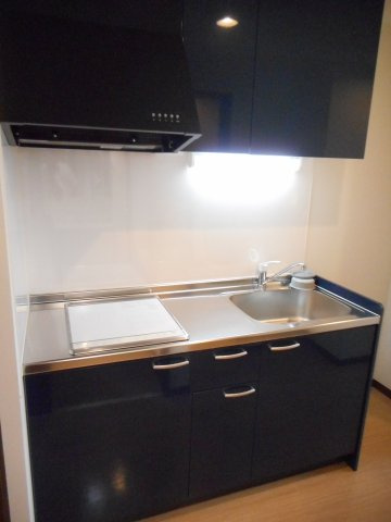 コンパクトなキッチンで掃除もラクラク