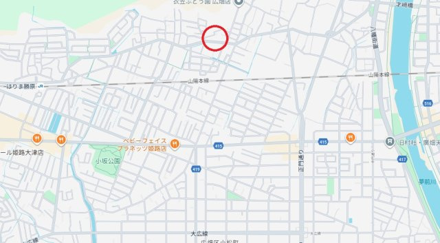 姫路市広畑区才　　JR「はりま勝原駅」徒歩15分の地図