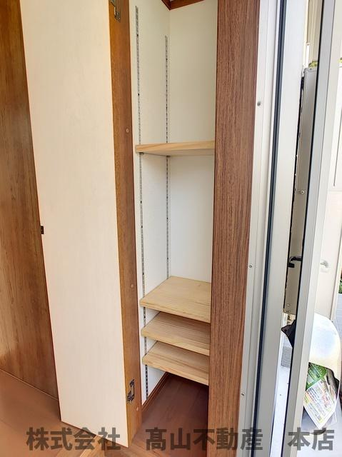 宗像市葉山２丁目のアパートの収納