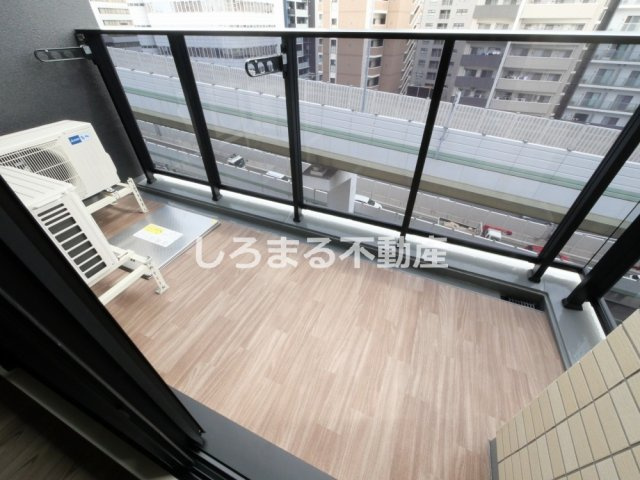 ルフォンプログレ新町のバルコニー