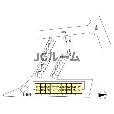 ビビッドＫの区画図