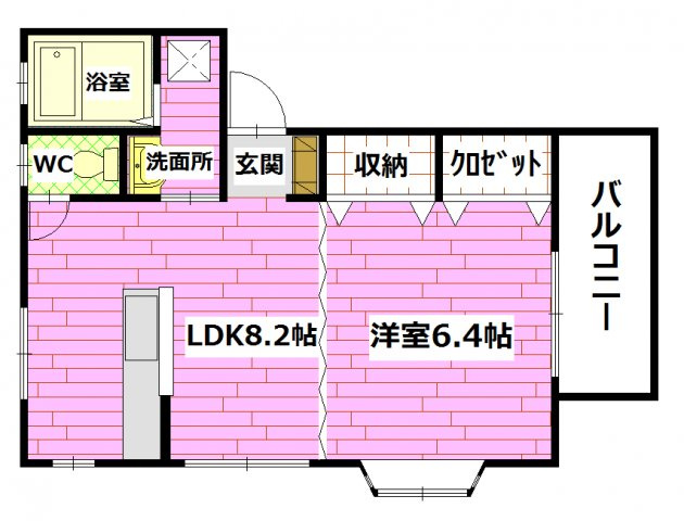 クレスト中仙道の間取り