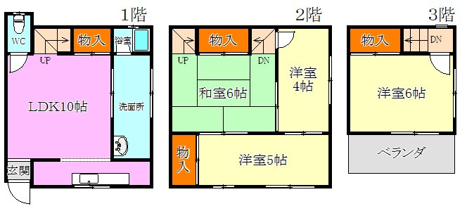 堀池町１丁目貸家