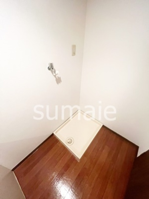 シャルマン・５の洗面所|室内洗濯機置き場！