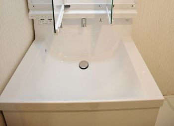 ホヌオハマの独立洗面台