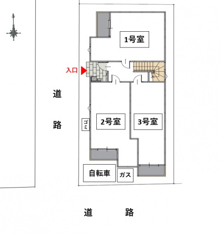 REGALEST 3（レガリスト　トロワ）の区画図