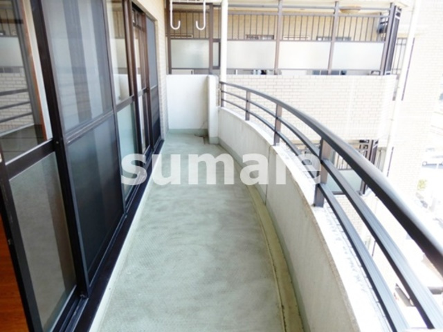 シャルマン・５のバルコニー|広いバルコニーです！