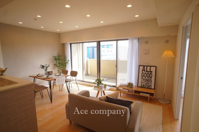 【居間・リビング】 | ブラームス東住吉 | 【LDK：14.7帖】