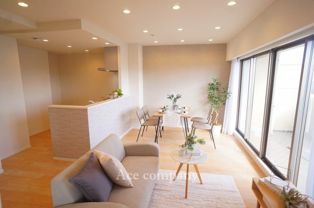 【居間・リビング】 | ブラームス東住吉 | 【LDK：14.7帖】