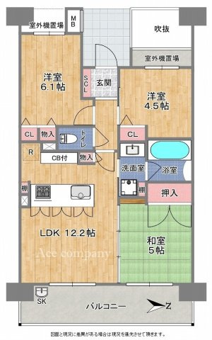 【間取り】の画像