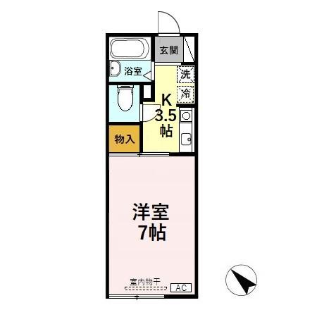 フォーシーズンＣ203の間取り