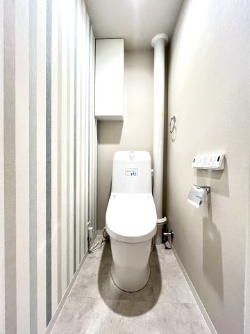 南港はなのまち住宅35号棟のトイレ|清潔感のあるトイレです