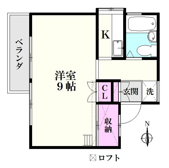 ハイツ石打の間取り