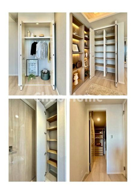 【寝室】 | シティタワーズ豊洲ザ・シンボル | 居室にはクローゼットを完備し、自由度の高い家具の配置が叶うシンプルな空間です。お子様の成長と必要になる子供部屋を与えるにはぴったりの間取りですね。