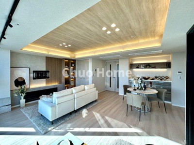 【居間・リビング】 | シティタワーズ豊洲ザ・シンボル | 【居間・リビング】「ＬＤＫは家族団らんをデザイン」広いＬＤＫでは家族が集まり一緒の時間を過ごせる工夫がされております。何気ない一日の当たり前のひとコマがいつか一生の宝物になります