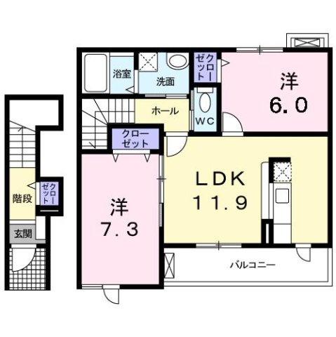 フェリス・サンの間取り