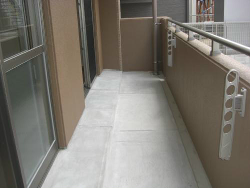 ヴィラージュ砂口のバルコニー