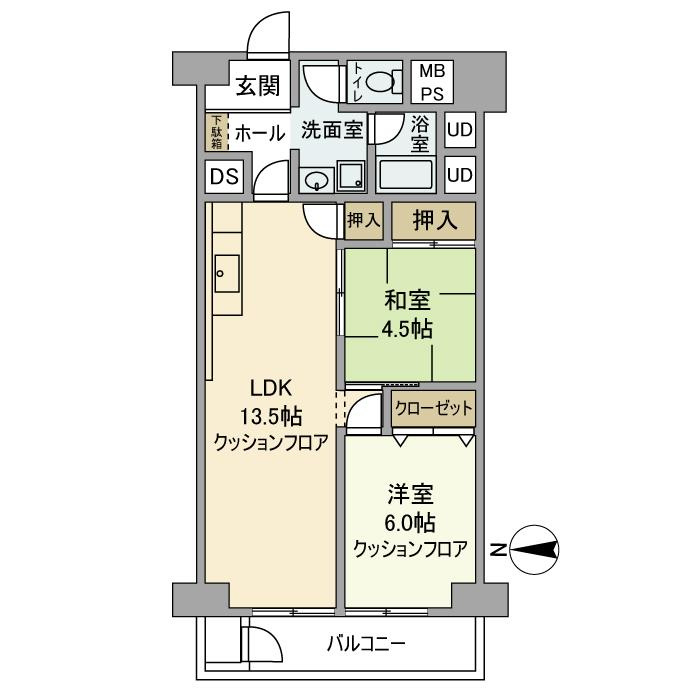 パークサイド船橋の間取り