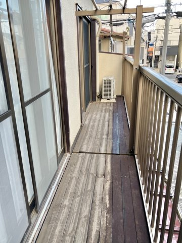 領家戸建のバルコニー