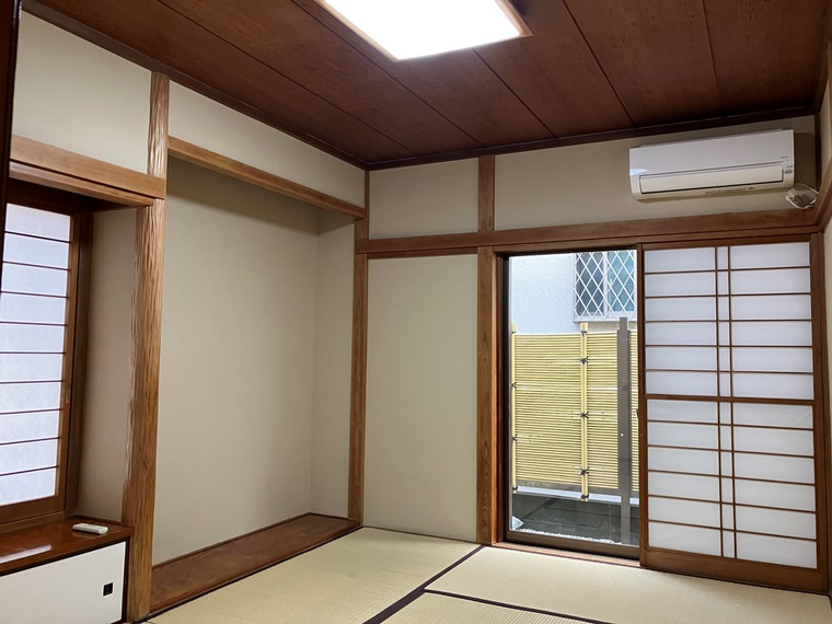 領家戸建の寝室