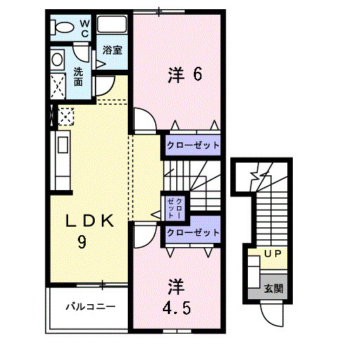 バ－ン・グロリアの間取り