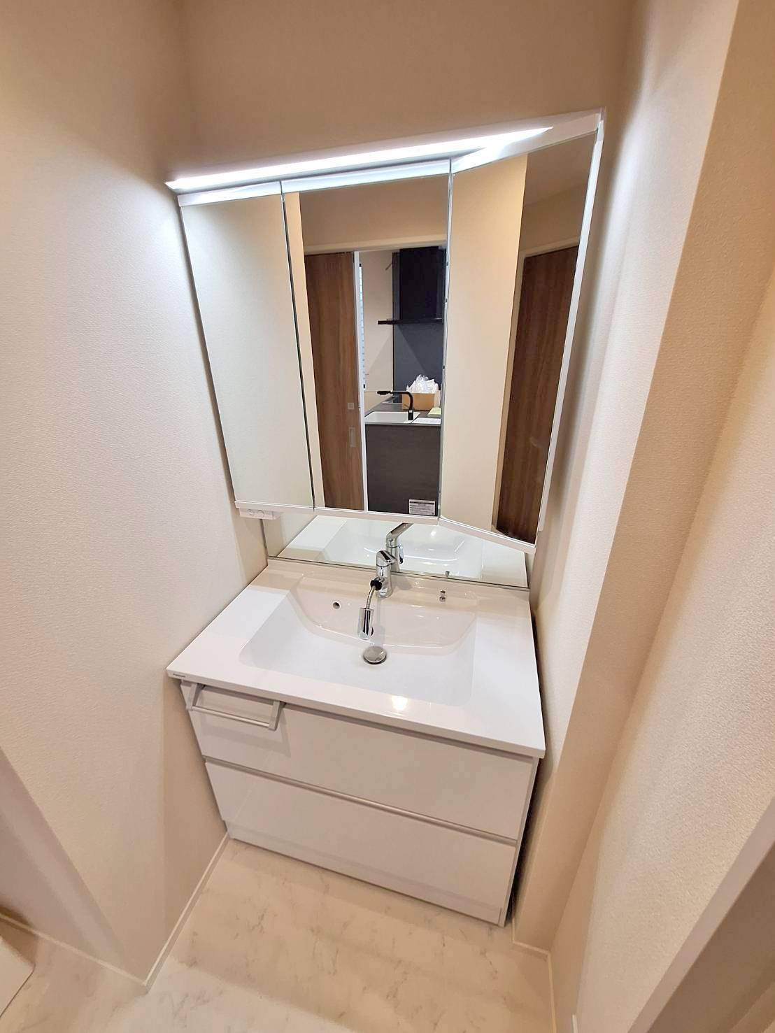 ウェリナ自由が丘の洗面所