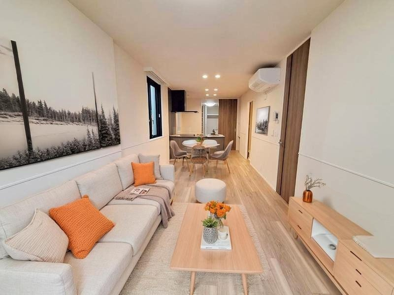 ウェリナ自由が丘の居間・リビング|※CG家具の為実際は家具・家電は付きません。
