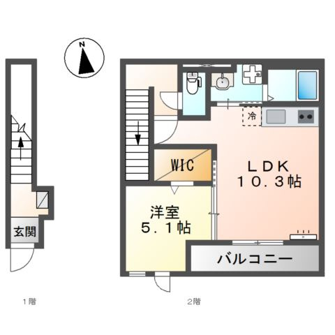 アイベーヌの間取り