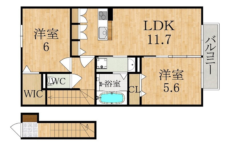 サンメゾンの間取り