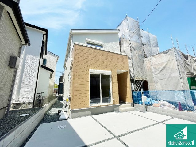 ■尼崎市常松　第3期　新築一戸建ての外観|安心の10年保証！外観を美しく保ち、雨水で汚れを落とします！気になることがありましたら、お気軽にお問い合わせください！