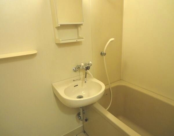 ドミールベルチェリーの浴室