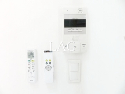 【セキュリティ】 | Amitie Ojikamiya | モニター付きインターホンになります。