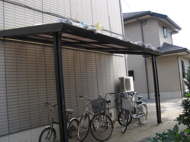 Kハウスのその他共用部分|自転車置き場です