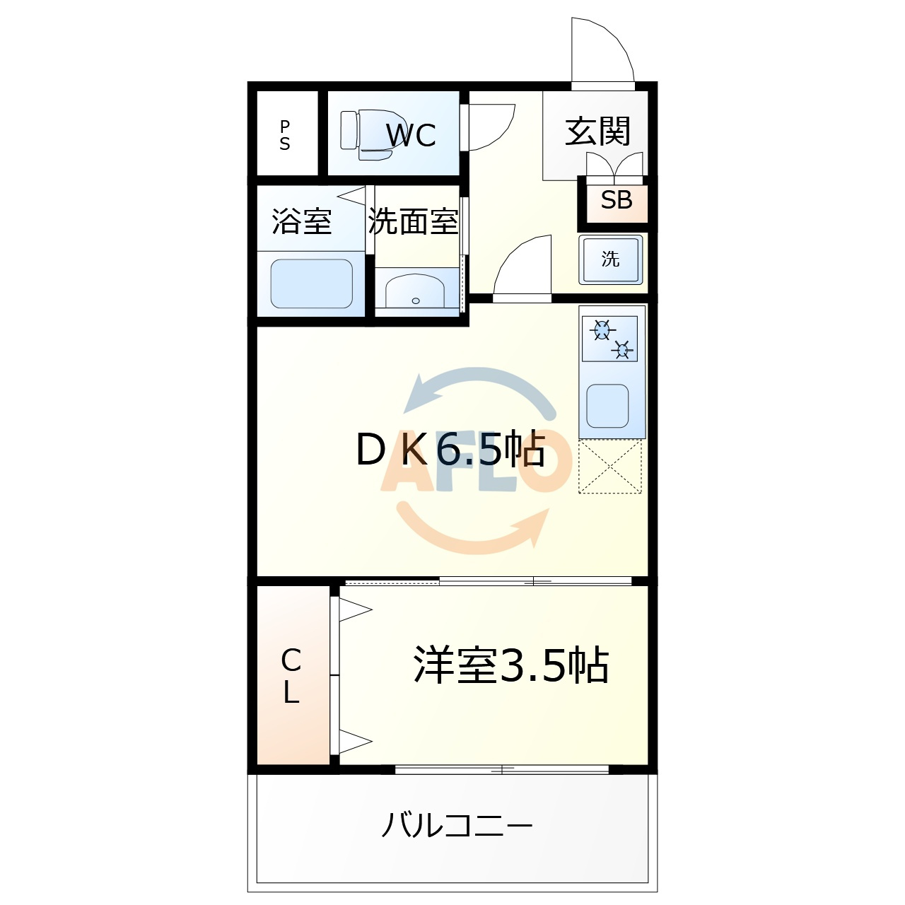 CREST TAPP 天王寺EASTの間取り|CREST TAPP 天王寺EAST　間取り