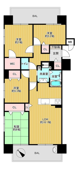 【間取り】 | リベールシティ吹田