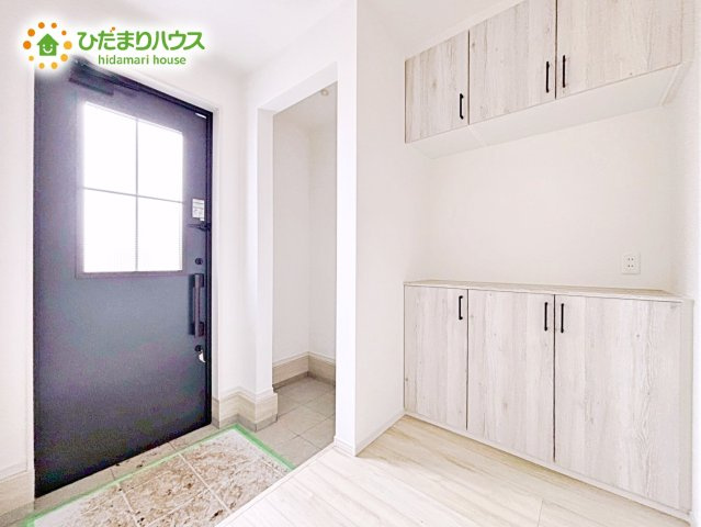 【玄関】 | 水戸市小吹町2期　新築戸建　3号棟 | シューズボックスには、たくさんの靴が収納出来るのでいつでも玄関がスッキリです。